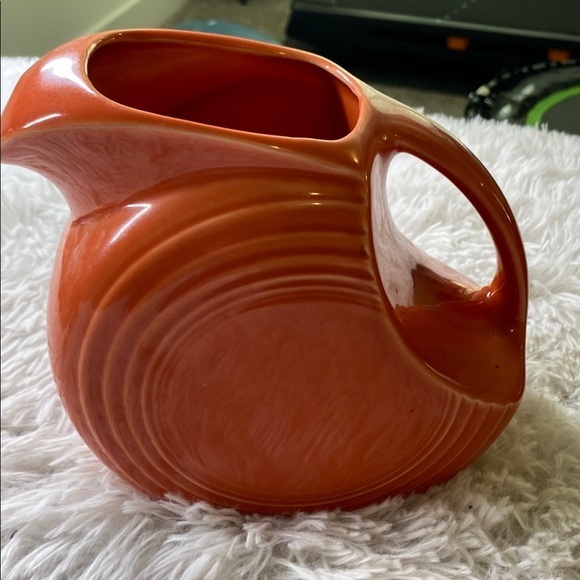 Fiestaware persimmon disc pitcher - Picture 1 of 5